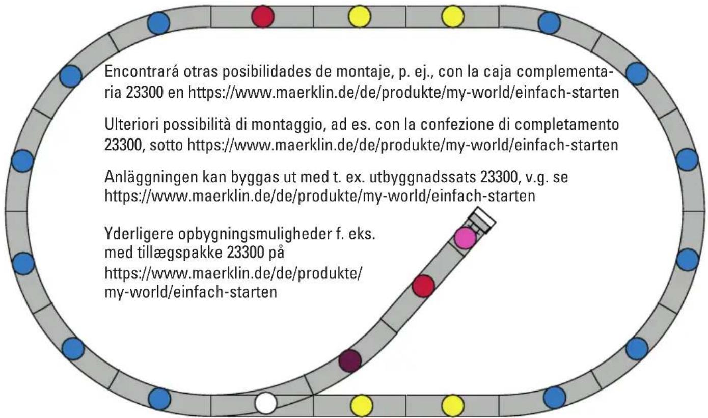 Märklin 29341 - Vías y desvíos • Binari e deviatoi • Spár och växlar • Skinner og sporskifte - 2