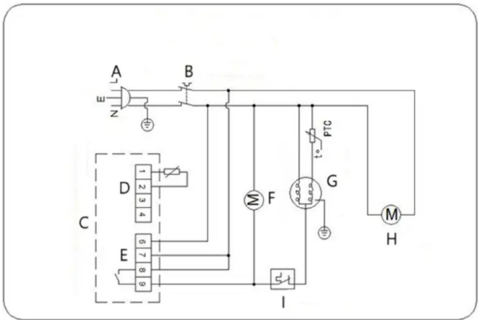 Royal Catering RCST6DR240 - Elektros schema - 1