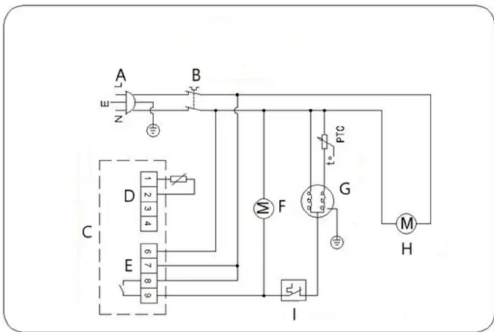 Royal Catering RCST6DR240 - Elektrisk diagram - 1