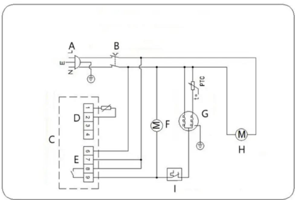 Royal Catering RCST6DR240 - Elektrisk diagram - 1