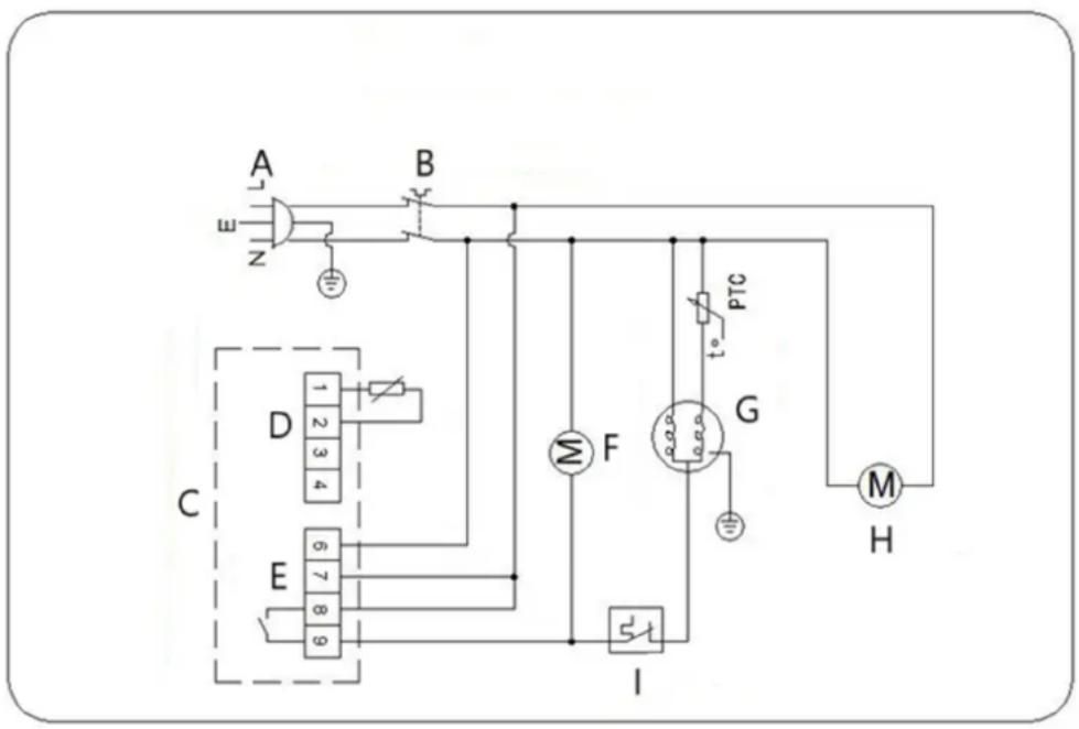 Royal Catering RCST6DR240 - Schema electrica - 1