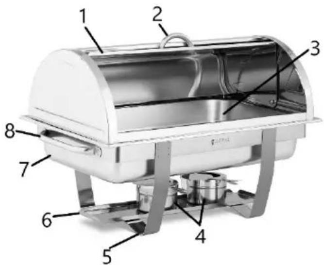 Royal Catering RCCDRT13_9L - Descrizione del disposativo - 1