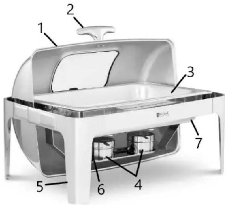 Royal Catering RCCDRT13_9L - Descrizione del disposativo - 7