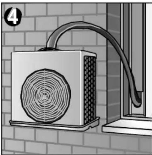 BOSCH B1RKM16002 - Aufstellung des Aussenteils - 1