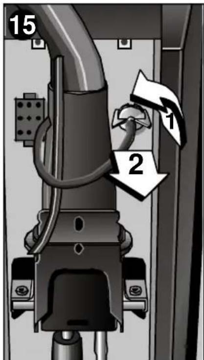 BOSCH B1RKM16002 - Débrancher le tuyau flexible - 2