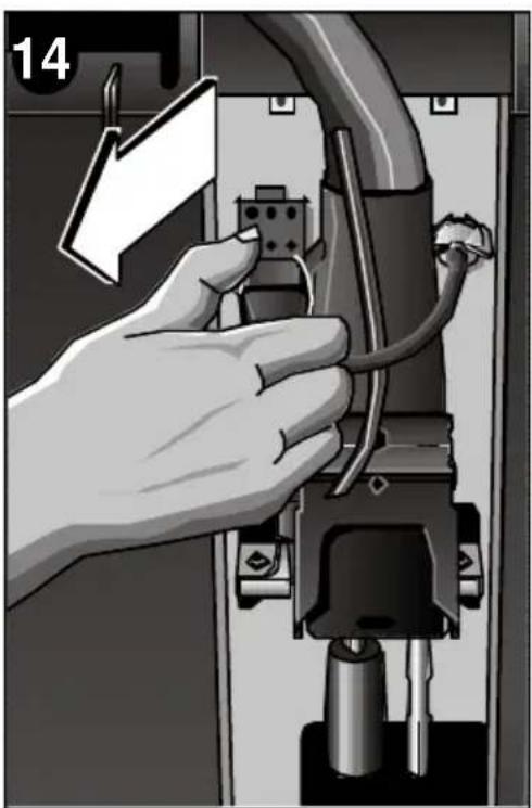 BOSCH B1RKM16002 - Disinserire il tubo flessible. - 1