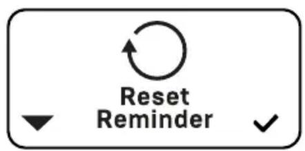 Profitec RIDE - Reset Reminder - 2