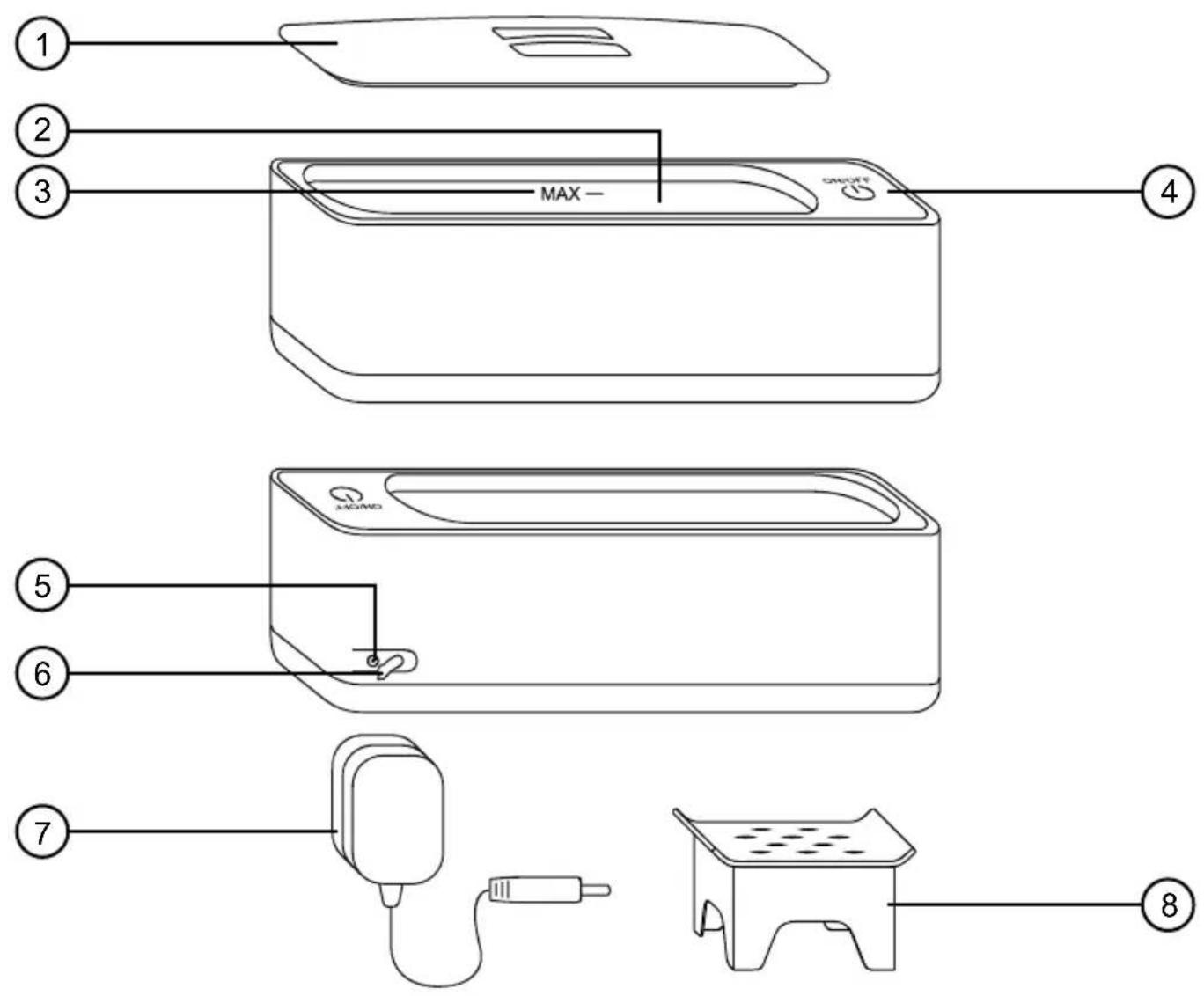 Duronic UC30 - Componentes - 1