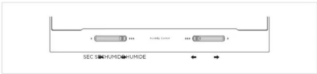 MIDEA MRT18D3BST - Contrôle de l'humidité des étagères - 1