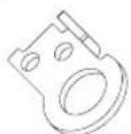 MIDEA MRT18D3BST - Parts already mounted on the door (as shipped): - 5