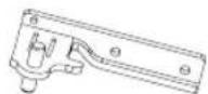 MIDEA MRT18D3BST - Parts included with the hinge kit: - 1