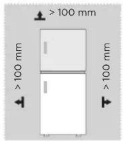 MIDEA MRT18D3BST - Dimensions et dégagements - 1
