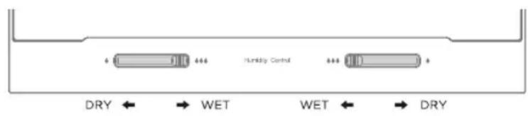 MIDEA MRT18D3BST - Shelf humidity control - 1