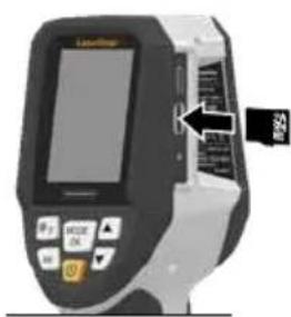 Laserliner ThermoVisualizer Pro - Introduction de la micro carte SD - 2