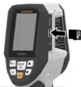Laserliner ThermoVisualizer Pro - Insertimento della microscheda SD - 2