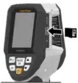 Laserliner ThermoVisualizer Pro - Micro-SD-kaardi sisestamine - 2