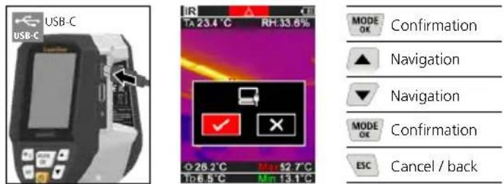 Laserliner ThermoVisualizer Pro - Data transfer - 1