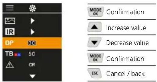 Laserliner ThermoVisualizer Pro - Dew point offset - 1