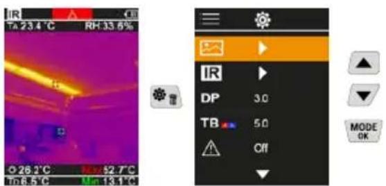 Laserliner ThermoVisualizer Pro - Menu principale - 1