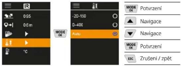 Laserliner ThermoVisualizer Pro - Teplotní rozsah - 1