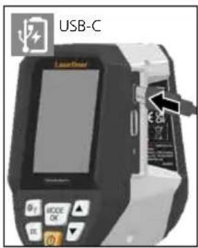 Laserliner ThermoVisualizer Pro - Utilisation de l'accu Li-ion - 1
