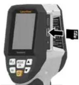 Laserliner ThermoVisualizer Pro - Wkladanie karty micro SD - 2