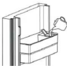 Exquisit KGC24580NFW040DB - Tirer de l'eau - 1