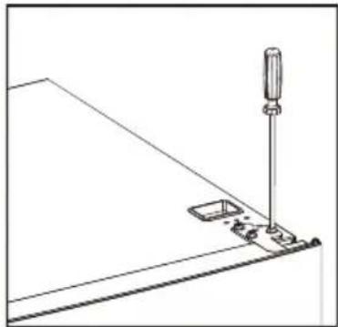 Exquisit KGC24580NFW040DB - Inversion du sens d'ouverture de la porte - 6