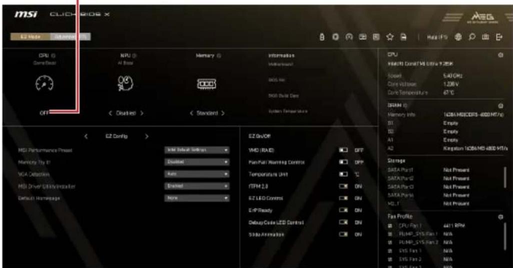 MSI PRO Z890P - Game Boost - 1