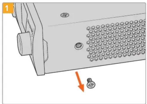 Blackmagic Design DeckLink Quad HDMI 4K - Attaching the 1/6 Blanking Panel - 1