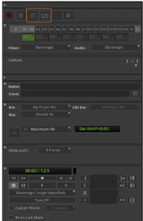 Blackmagic Design DeckLink Quad HDMI 4K - Para realizar la grabación sin marcar puntos de entrada y salida: - 1
