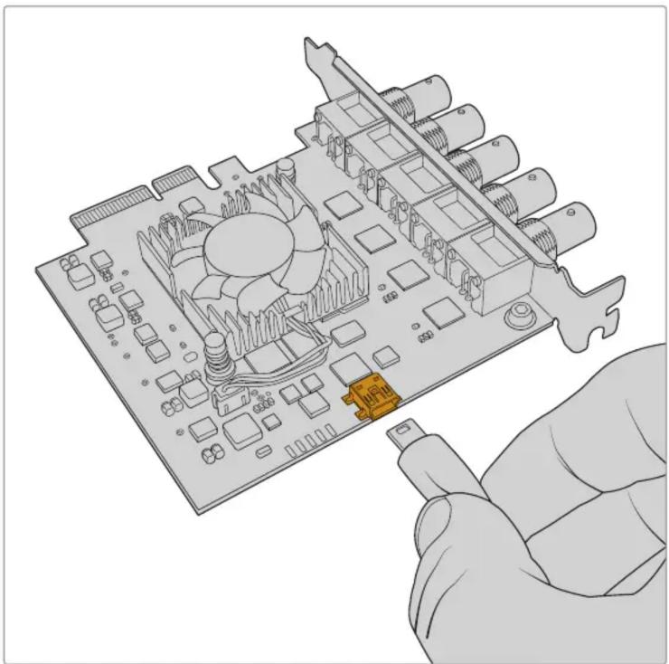 Blackmagic Design DeckLink Quad HDMI 4K - 在DeckLink卡上 从中断 升级中进行 恢复: - 1