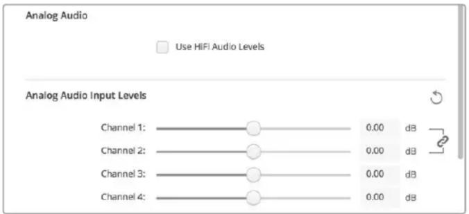 Blackmagic Design DeckLink Quad HDMI 4K - HiFi Ses Seviyelerinin Kullanımı - 1