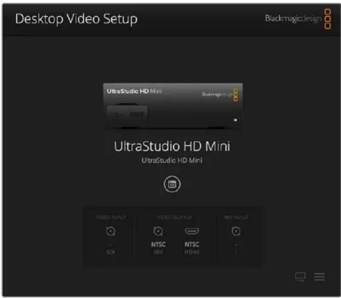 Blackmagic Design DeckLink Quad HDMI 4K - Blackmagic Desktop Video Setup yazılımını başlatmak için: - 1
