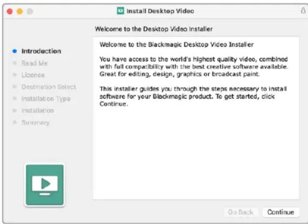 Blackmagic Design DeckLink Quad HDMI 4K - Mac OS Kurulumu - 1