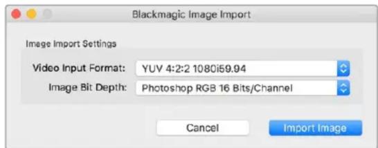 Blackmagic Design DeckLink Quad HDMI 4K - Импорт изображения в Photoshop CC - 1