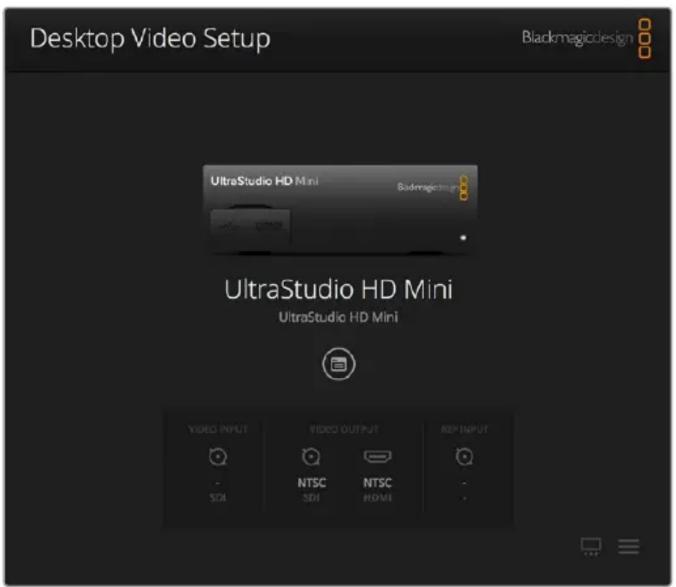 Blackmagic Design DeckLink Quad HDMI 4K - Blackmagic Desktop Video Setupを起動する: - 1