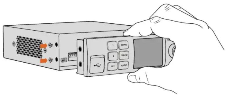 Blackmagic Design DeckLink Quad HDMI 4K - Установка аксессуара Teranex Mini Smart Panel - 1