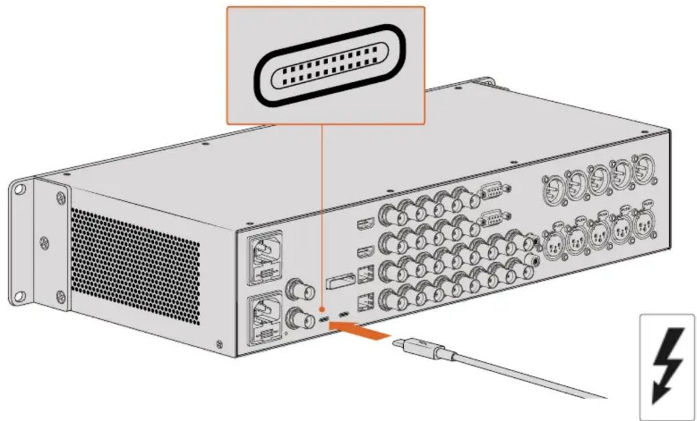 Blackmagic Design DeckLink Quad HDMI 4K - Connessione tramite Thunderbolt - 1