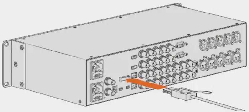 Blackmagic Design DeckLink Quad HDMI 4K - Anschließen der UltraStudio 4K Extreme via PCIe - 1