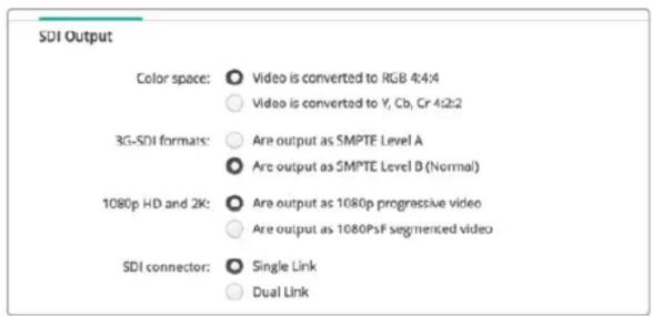 Blackmagic Design DeckLink Quad HDMI 4K - SDI出力 (SDI Output) - 1