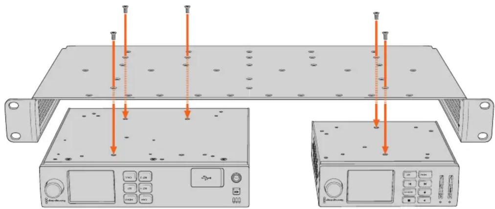 Blackmagic Design DeckLink Quad HDMI 4K - 将设备安装到机架上 - 1
