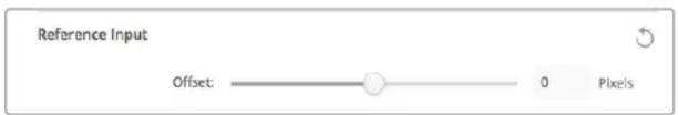 Reference Input Offset: 0 Pixels