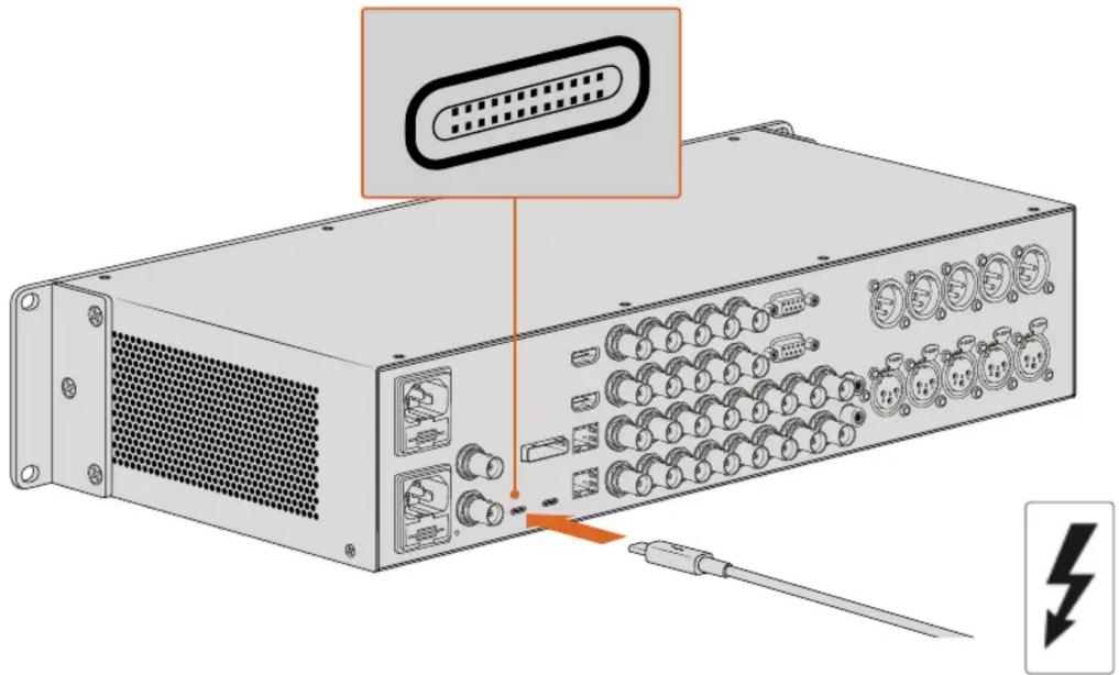 Blackmagic Design DeckLink Quad HDMI 4K - Se connecter via une connexion Thunderbolt - 1