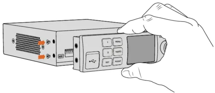 Blackmagic Design DeckLink Quad HDMI 4K - Teranex Mini Smart Panelの装着 - 1
