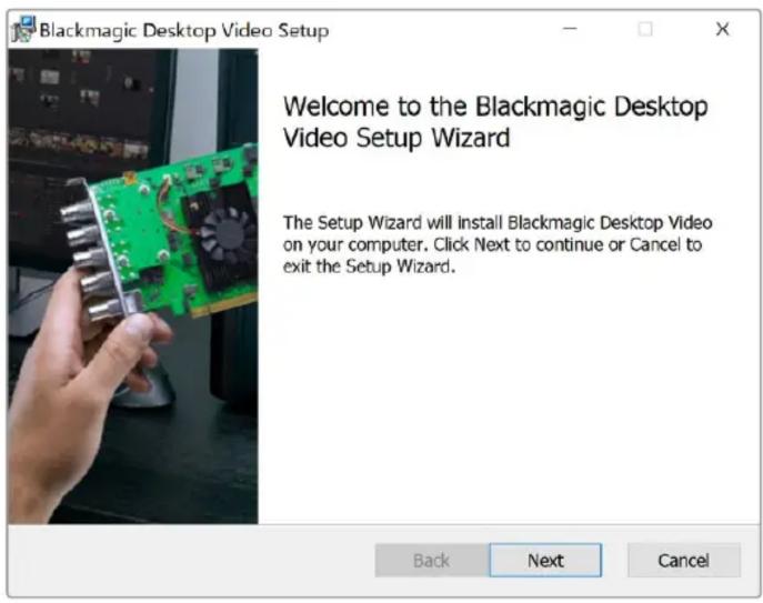 Blackmagic Design DeckLink Quad HDMI 4K - Installation sous Windows - 1