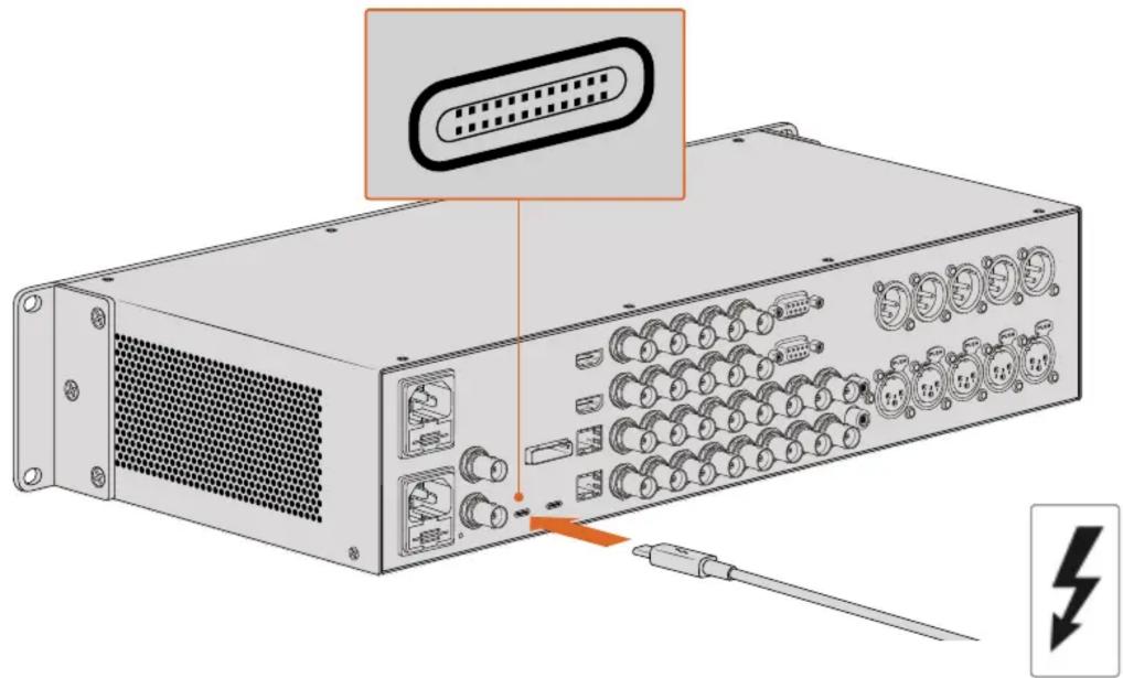 Blackmagic Design DeckLink Quad HDMI 4K - Thunderbolt로 연결하기 - 1