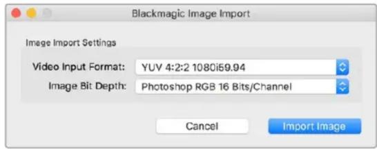 Blackmagic Design DeckLink Quad HDMI 4K - Importieren eines Bilds in Photoshop CC - 1