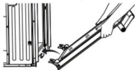KITCHENAID KOEC530PWH - Réinstallation de la/des porte(s) du four - 2