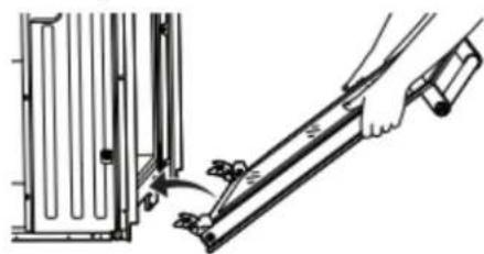 KITCHENAID KOEC530PWH - Vuelva a colocar las puertas del horno - 2
